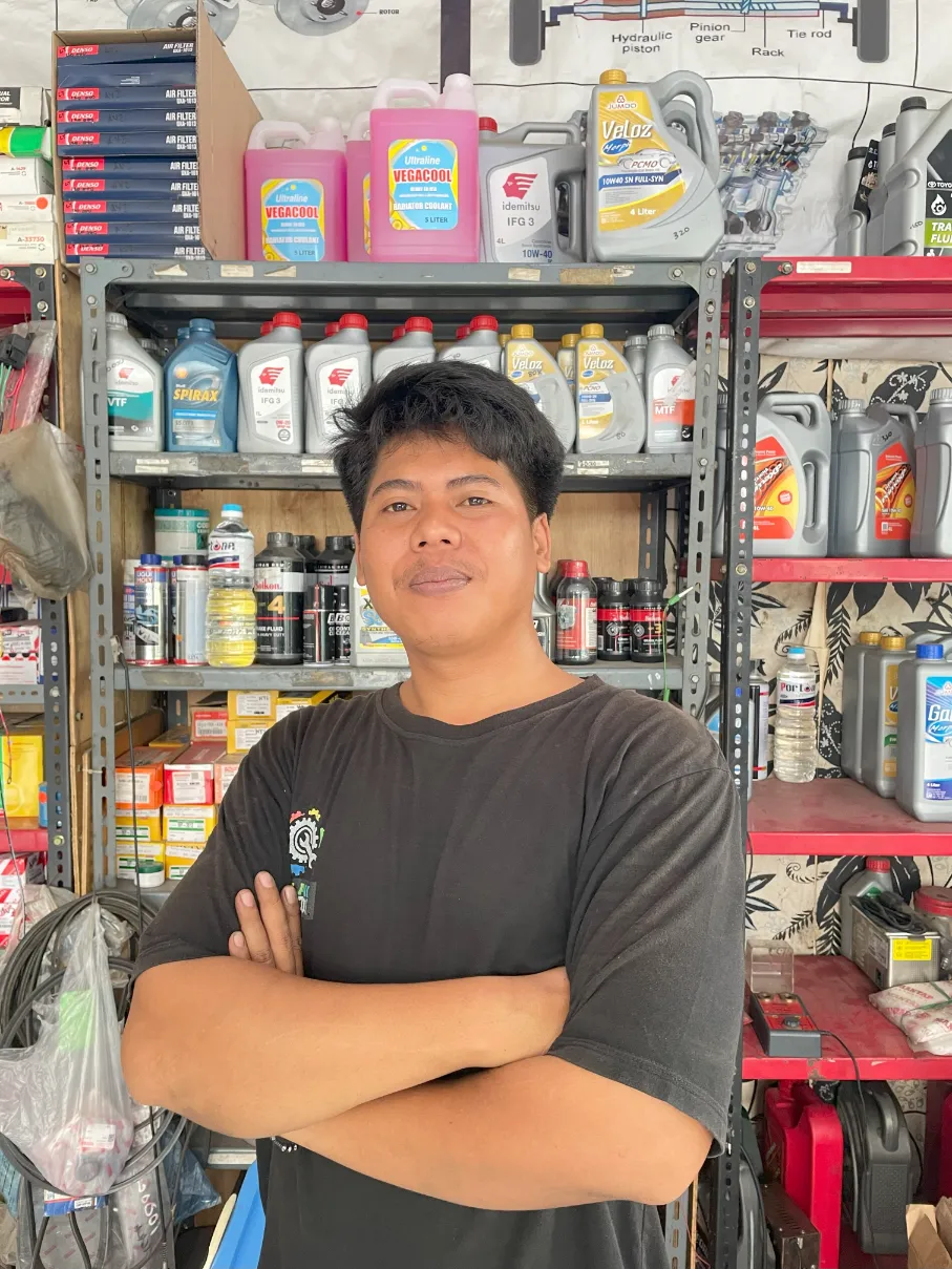 Teknisi Febli Fandlhika Bengkel Pelangi