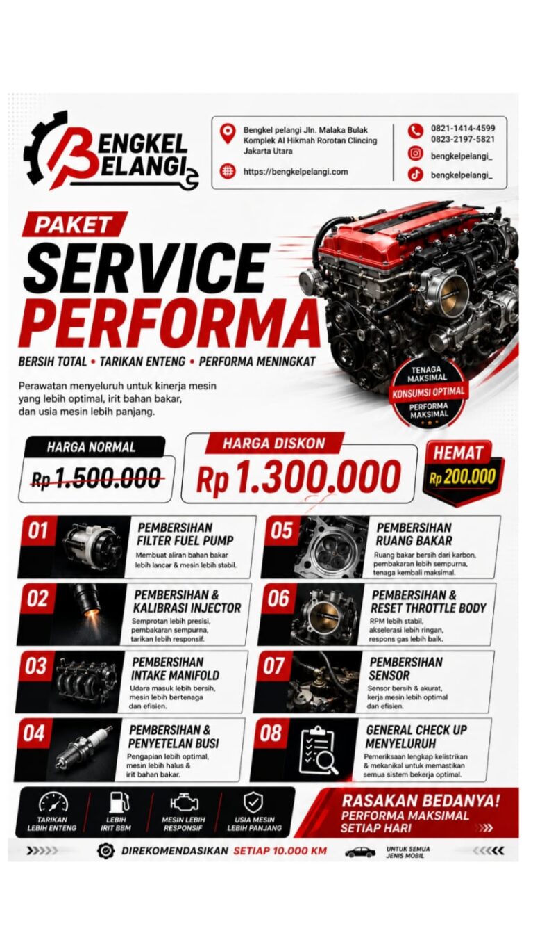Promo Paket Service Performa 1300k